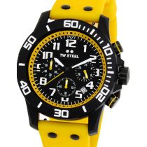TW-Steel CA3 Montre Homme Carbone Chronographe 44mm 10ATM