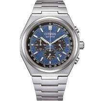 Citizen CA4610-85L Montre Homme Eco-Drive Super Titane Chronographe 43mm 10ATM
