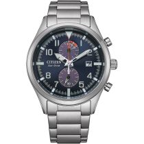 Citizen CA7028-81L Eco-Drive Chronographe Montre Homme 43mm 10ATM