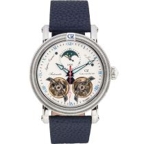 Carl von Zeyten CVZ0085WHS Montre Homme Schauinsland Automatique Limited 46mm 5ATM