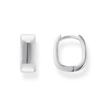 Thomas Sabo CR743-001-21 Bold - Créoles en argent de forme carrée 13,4 mm Femme