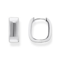 Thomas Sabo CR744-001-21 Bold - Créoles en argent de forme carrée 16,5 mm Femme