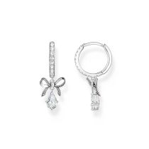 Thomas Sabo CR749-643-14 Créoles En Argent Avec Pendentif En Forme De Boucle Femme