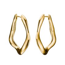 Thomas Sabo CR755-413-39 Créoles Grand Natural Beauty Plaqué Or Femme