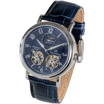 Carl von Zeyten CVZ0054BLS Murg phase de lune automatique Montre Homme 46mm 5ATM