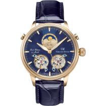 Carl von Zeyten CVZ0060GBLS Durbach Phase de Lune Automatique Montre Homme 