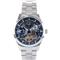 Carl von Zeyten CVZ0063BLMS Freiburg Automatique Montre Homme Dual Time 44mm