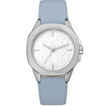 DKNY DK1L012L0015 Montre Femme Booklyn Midi Light bleu 34MM 5ATM