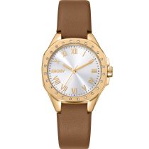 DKNY DK1L013L0025 Montre Femme Brooklyn Mini Light Brown 30mm 5ATM