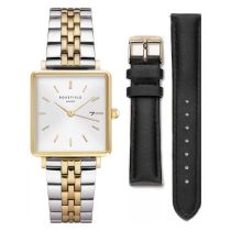 Rosefield QVSGD-Q013 The Boxy Montre Femme 26mm 3ATM