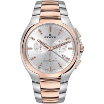 Edox 10239-357R-AIR Les Bemonts Chronographe Montre Homme 42mm 3ATM