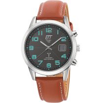 ETT EGS-11499-22L solaire drive radiocommandée Basic Montre Homme 41mm 5ATM