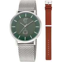 ETT Eco Tech Time EGS-11622-81MS Montre homme Atacama Solar radio-pilotée