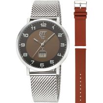 ETT Eco Tech Time EGS-11624-22MS Montre homme Atacama Solar radio-pilotée