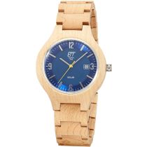 ETT EGW-12127-32SET solaire drive Osoyoos Wood Montre Homme 42mm 3ATM