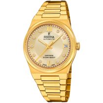 Festina F20033/2 Montre Femme Swiss Made Rivé Automatique 35mm 10ATM 