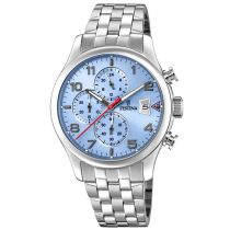 Festina F20374/5 Timeless Chronographe Montre Homme 41mm 10ATM