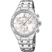 Festina F20392/1 Boyfriend Chronographe Montre Femme 39mm 5ATM
