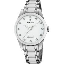 Festina F20499/1 Ceramic Montre Femme 35mm 5ATM
