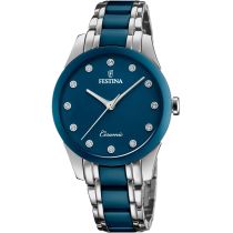 Festina F20499/2 Ceramic Montre Femme 35mm 5ATM