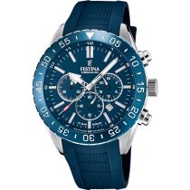 Festina F20515/1 Céramique Chronographe Montre Homme 44mm 10ATM