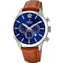 Festina F20542/3 Timeless Chronographe Montre Homme 44mm 5ATM