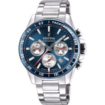 Festina F20560/2 Timeless Chronographe Montre Homme 45mm 10ATM