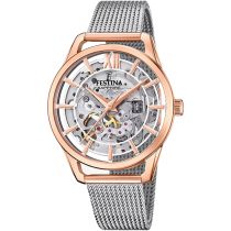 Festina F20628/1 Automatique Montre Femme 35mm 3ATM