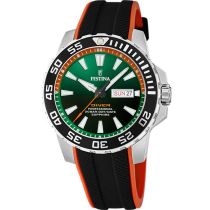 Festina F20662/2 Montre Homme Professional Diver Day-Date 45mm 20ATM