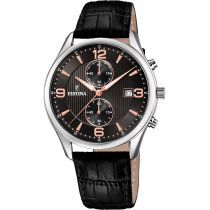 Festina F6855/7 Timeless Chronographe Montre Homme 42mm 3ATM