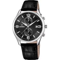 Festina F6855/8 Timeless Chronographe Montre Homme 42mm 3ATM