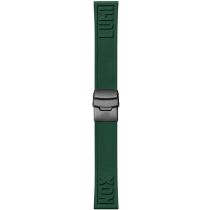 Luminox FP2406.61B Bracelet En Caoutchouc [24 mm] vert foncé / IP-Black