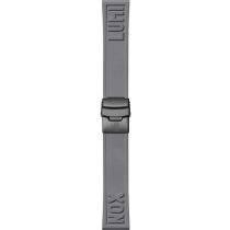 Luminox FP2406.80B Bracelet En Caoutchouc [24 mm] gris / IP-Black