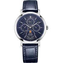 Rotary GS05425/05 Windsor Phase De Lune Montre Unisexe 38mm 5ATM