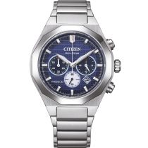 Citizen CA4691-59L Montre Homme Super-Titane Zenshin Eco-Drive Chrono 41mm 10ATM 