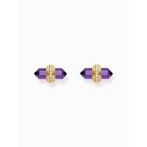 Thomas Sabo H2281-414-13 Clous d'oreilles or avec onyx violet Femme