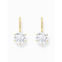 Thomas Sabo H2287-414-14 Pendentif doré avec grand zircon blanc Femme