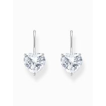 Thomas Sabo H2288-051-14 Boucles d'oreilles argentées avec cœur en zirconium blanc Femme