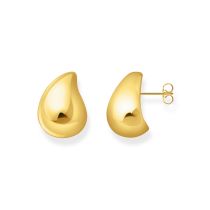 Thomas Sabo H2299-413-39 Bold - Clous d'oreilles dorés en forme de goutte 22,0 mm Femme