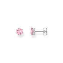 Thomas Sabo H2301-051-9 Clou d'oreille en argent avec Pierre taillée en rose brillant 6,0 mm Femme