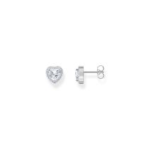 Thomas Sabo H2305-051-14 Boucles d'oreilles halo argent en forme de cœur 9,0 mm Femme