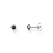 Thomas Sabo H2311-643-11 Boucles d'Oreilles En Argent Avec Pierre Noire + Zirconium Femme