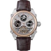 Ingersoll I15401 Montre Homme Varsity Dual Time Automatique 45mm 5ATM