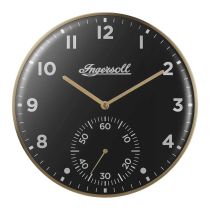 Ingersoll IC003GB Horloge murale avec petite seconde au look rétro 30 cm