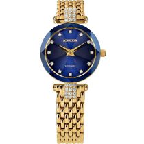 Jowissa J5.632.S Facet Strass Montre Femme 25mm 5ATM