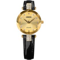 Jowissa J5.615.S Facet Strass Montre Femme 25mm 5ATM