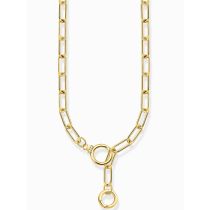 Thomas Sabo KE2192-414-14 Collier femme à maillons avec deux fermoirs anneau, réglable
