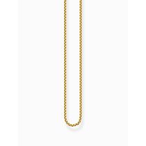 Thomas Sabo KE2227-413-39-L50V Chaîne plaquée or en design vénitien 1 mm Femme