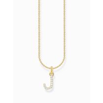 Thomas Sabo KE2249-414-14-L45V Chaîne plaquée or lettre J Femme