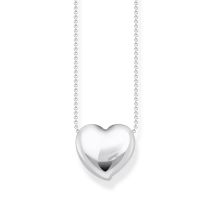 Thomas Sabo KE2276-001-21-L45V Bold - Chaîne en argent avec pendentif en forme de cœur 40-45 cm Femme